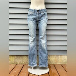 Ariat REAL Womens Stretch Denim Low Rise Western Boot Cut Jeans~27~